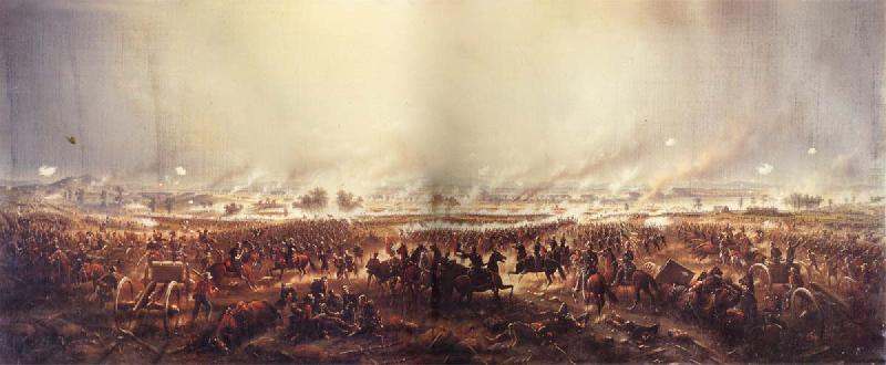 James Walker The Battle of Gettysburg  fRepulse of Longstreet-s Assault Germany oil painting art